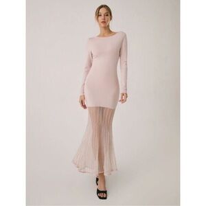 COMMENSE pink sweater dress